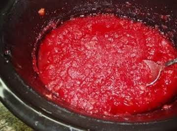 Crock Pot Red Hot Applesauce