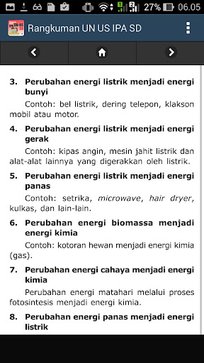 Rangkuman Materi UN US IPA SD