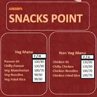 Aakash Snacks Point menu 2