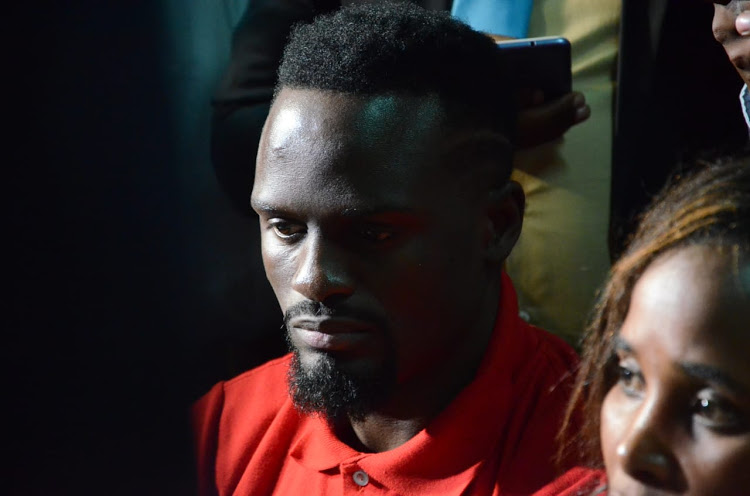 McDonald Mariga after he was blocked from Kibra by-election on Tuesday, September 10, 2019.