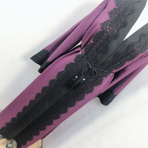 Title 3, Muslim Womens Lace Dress Cardigan Robe Elegant...