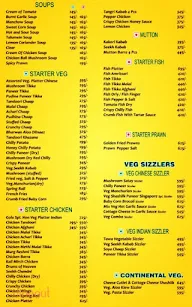 Gola Sizzlers menu 2