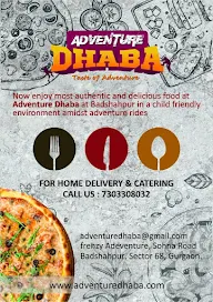 Adventure Dhaba menu 2