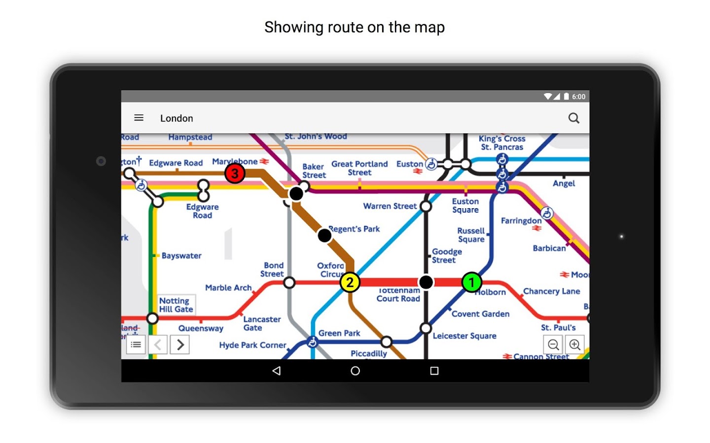 London Underground Map App 