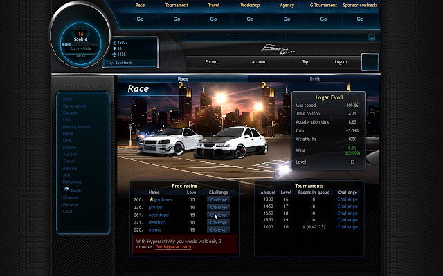 Street Racers Chrome Web Store