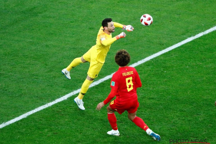 Hugo Lloris félicite les Diables 