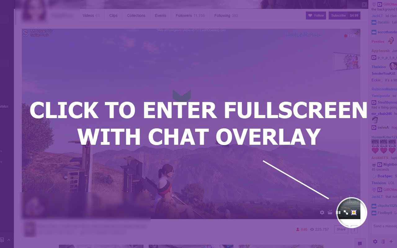 Twitch Fullscreen Plus Preview image 3