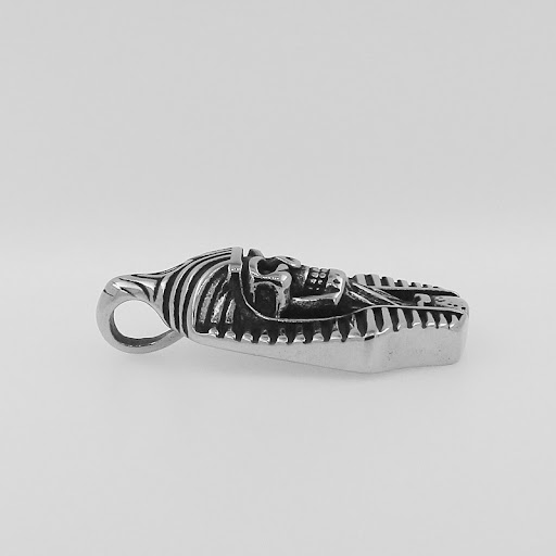 Title 3, Retro Indian Anren Titanium Steel Necklace Pers...