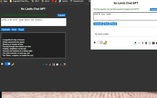 No Limits Chat GPT Silver