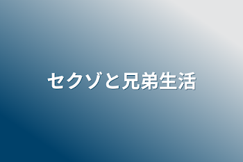 セクゾと兄弟生活