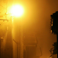 nebbia nella notte di 