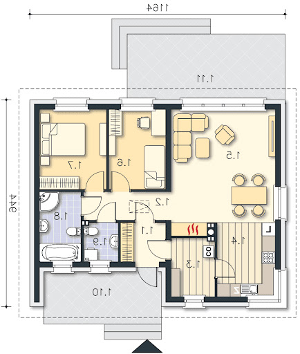 Hobart LMB85 - Rzut parteru