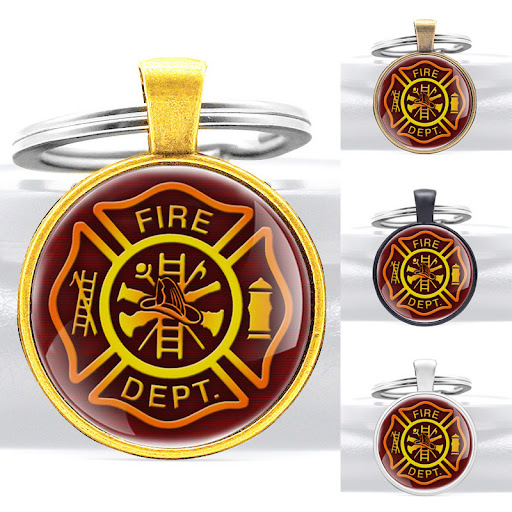 Title 8, New Firefighter Emergency Rescue Pendant Keycha...