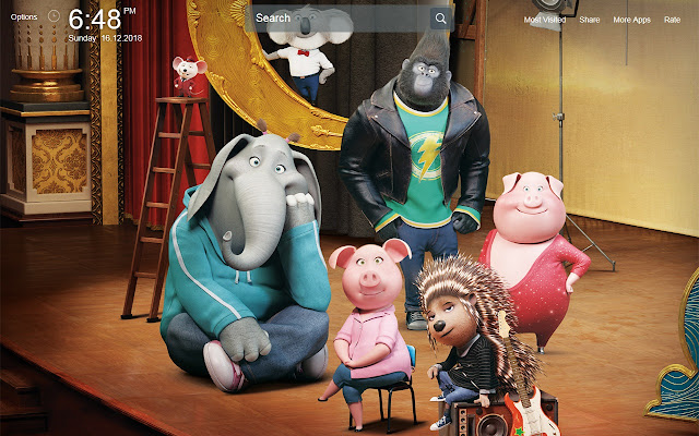 Sing Movie Wallpapers Theme New Tab