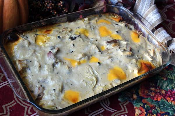 Angel Hair Turkey Casserole image