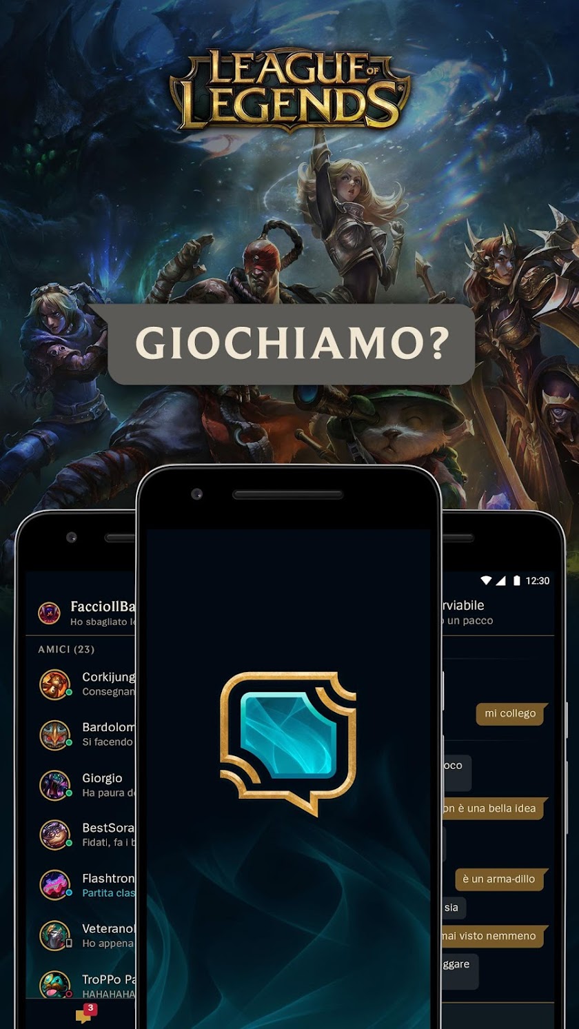 League Friends Screen 1
