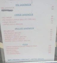 Svs Sandwich Corner menu 1