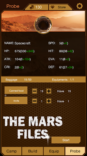 The Mars Files: Survival Game