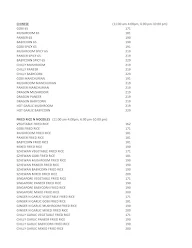 Leelass Cafe menu 2