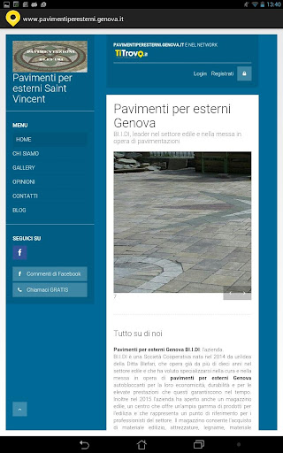 Pavimenti per esterni Genova