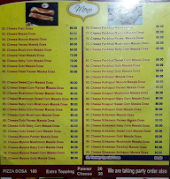 R Foods 99 Variety Dosa menu 2