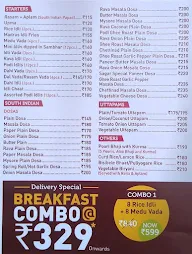 Sagar Ratna menu 4