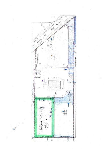 Vente terrain  886 m² à Savonnieres (37510), 136 500 €