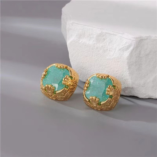Title 1, Vintage Silver Needle Ice Crystal Earrings for ...