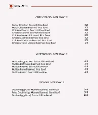 The Golden Bowl menu 1