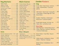 Tandoori Bites menu 1