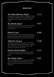 Bombay Sandwich Company menu 7