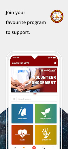 Screenshot Youth for Seva