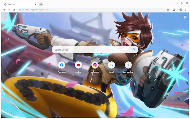 Tracer / Overwatch Duvar Kağıtları Yeni Sekme