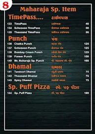 Mr. Maharaja Fastfood menu 8