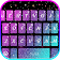 Thème de clavier Colorful 3d Galaxy icon