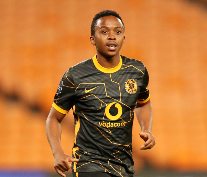 Nkosingiphile Ngcobo of Kaizer Chiefs during the DStv Premiership 2021/2022 match between Chiefs and Golden Arrows at the FNB Stadium on March 19 2022.