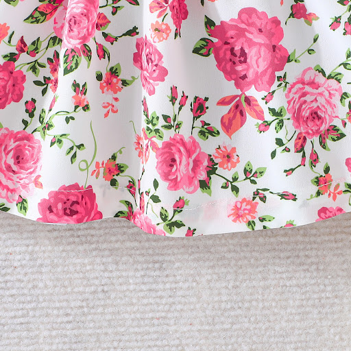 Title 4, Girls Striped Printed Bow Dress Suit. A charmi...
