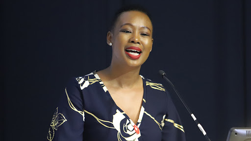 Minister of communications and digital technologies, Stella Ndabeni Abrahams.