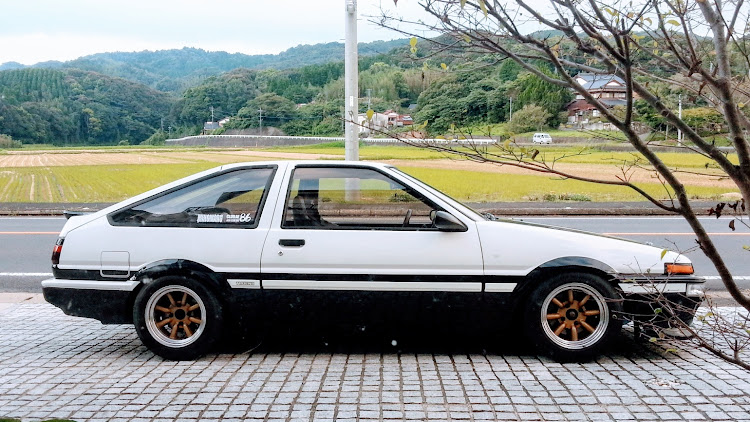 スプリンタートレノのワタナベ8スポーク・ホイールリペア・スペアキー・キーホルダー加工に関するカスタム事例の投稿画像1枚目