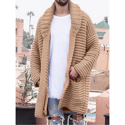 Title 4, Mens Long Sleeve Cardigan Sweater Jacket, a ve...