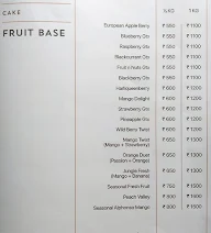 La Chocolate menu 1