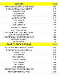 Biryani House Andra Style menu 1