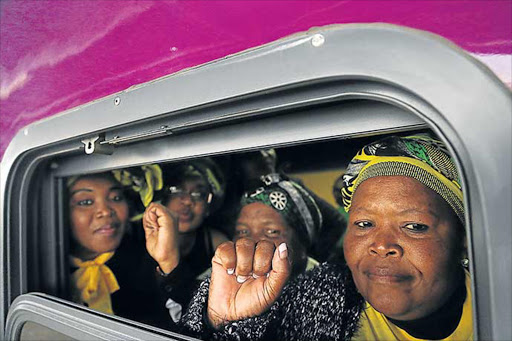 One thousand women from the Eastern Cape yesterday took a long train journey to Pretoria to join thousands more for the national Women’s Day celebrations to be held in Pretoria today. The women are from all six district municipalities and the province’s two metros. The train ride is a re-enactment of the journey taken by thousands of women in 1956 to march against pass laws enforced by the apartheid government at the time. This year marks 60 years since the women of 1956 bravely marched to the Union Buildings to hand over petitions to then prime minister JG Strijdom Picture: SIBONGILE NGALWA