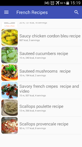 French recipes with photo offline