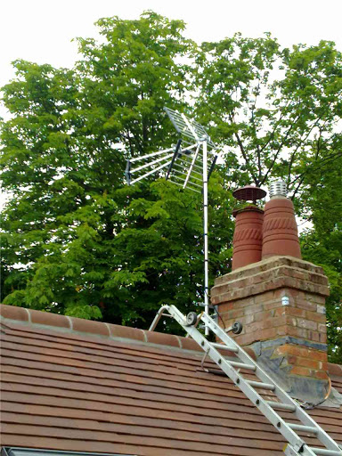 Install aerial to chimney