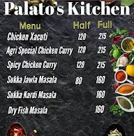 Palato Kitchen menu 1