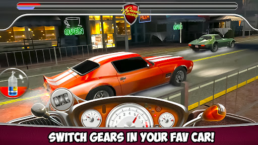 Screenshot Classic Drag Racing Car Game