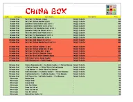 China Box menu 1