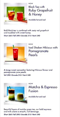 Starbucks menu 5