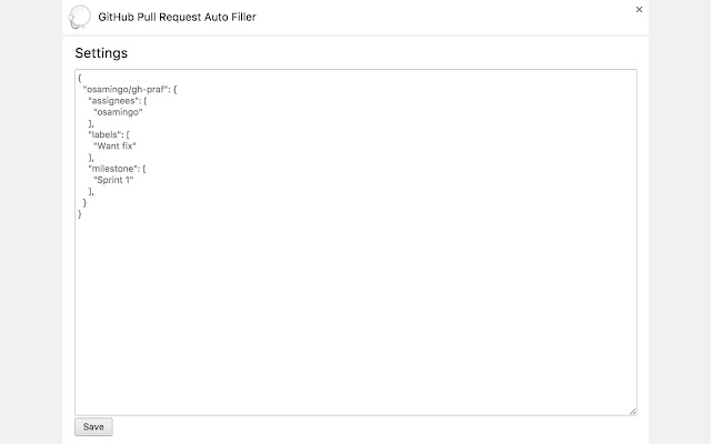 GitHub Pull Request Auto Filler chrome extension